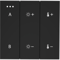 SWITCH PANEL pilot 2-GROUP BLUETOOTH BK panel sterujący matowy czarny