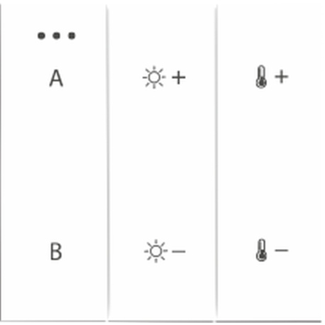 SWITCH PANEL pilot 2-GROUP BLUETOOTH WH panel sterujący matowy biały Azzardo