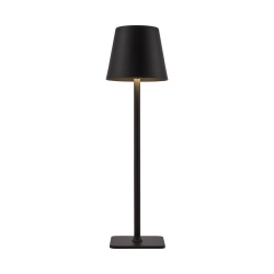 Atlis lampa stołowa przenośna Czarny 11cm 300 lm 3000K - 6500K IP54