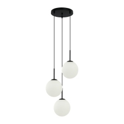 Deore lampa wisząca Czarny 40cm IP20