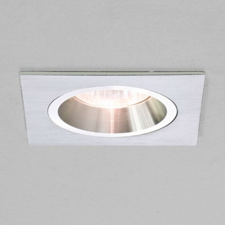 Taro kwadratowy nieruchomy downlight 12v szczotkowana aluminium oprawa podtynkowa IP: 20 Astro