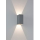 Oslo 160 LED lakierowany srebrny kinkiet IP: 65 Astro