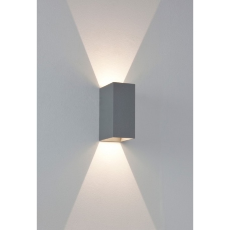 Oslo 160 LED lakierowany srebrny kinkiet IP: 65 Astro