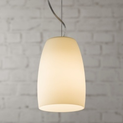 Nevada 15cm lampa wisząca biały szkło IP20