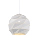 Palermo biała geometryczna lampa wisząca 32cm Italux