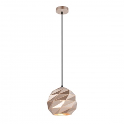 Palermo złota geometryczna lampa wisząca 23cm