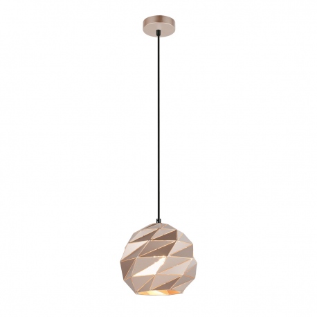 Palermo złota geometryczna lampa wisząca 23cm Italux