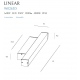 Linear kinkiet ip44 biała 18w 4000k dim MAXLight