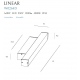 Linear kinkiet ip44 czarna 18w 4000k dim MAXLight