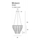 Monaco lampa wisząca 60 cm MAXLight