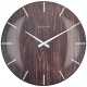 Edge Wood Dome zegar ciemne drewno 35cm NeXtime