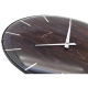 Edge Wood Dome zegar ciemne drewno 35cm NeXtime