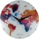 Colorful World zegar szklany kolorowy 43cm NeXtime