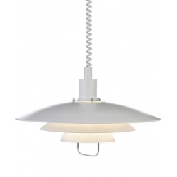 Kirkenes lampa wisząca biała 48cm