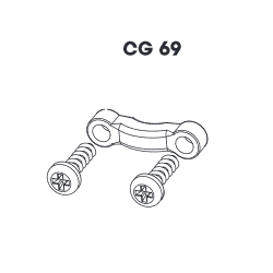 Global Track Pro 3-CCT uchwyt do przewodu do adapterów GA69 + GB67